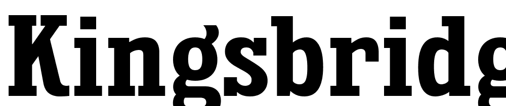 KingsbridgeScRg-Bold font family download free