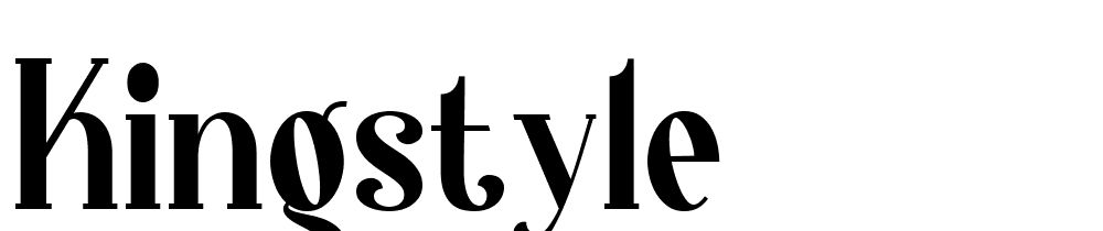 Kingstyle font family download free