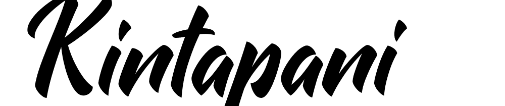 Kintapani font family download free