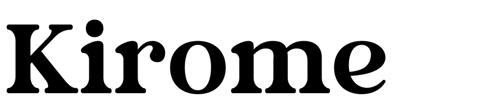 Kirome font family download free