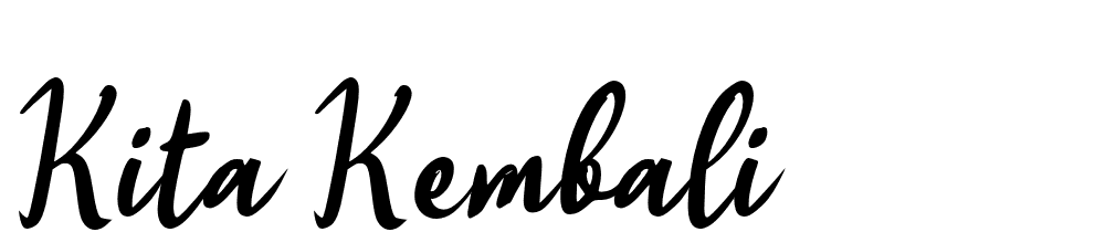 Kita-Kembali font family download free