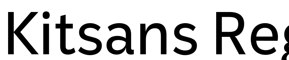 KitSans-Regular font family download free