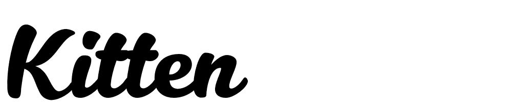 Kitten font family download free