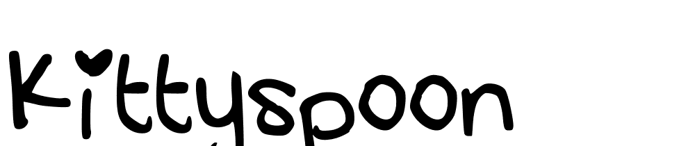 Kittyspoon font family download free