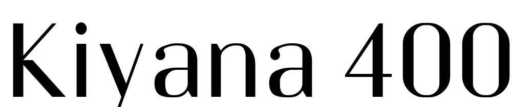 Kiyana-400-Regular font family download free