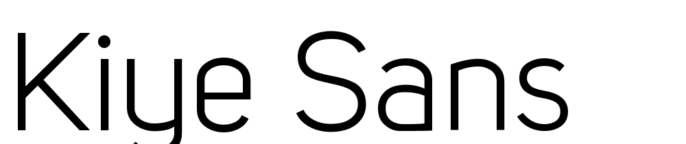 kiye_sans font family download free