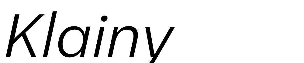 Klainy font family download free