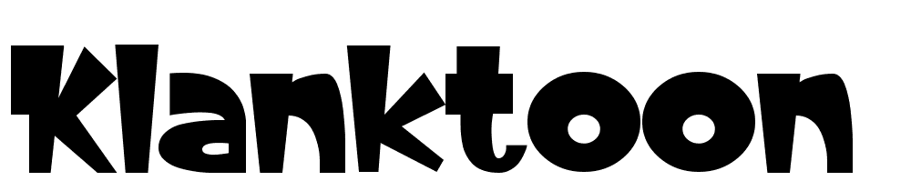 KLANKTOON font family download free