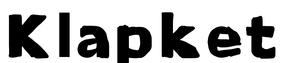 klapket font family download free