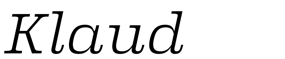 Klaud font family download free