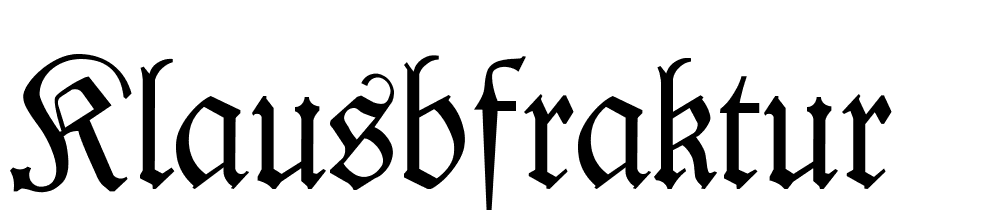 klausbfraktur font family download free