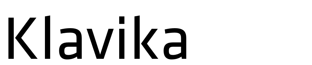 Klavika font family download free