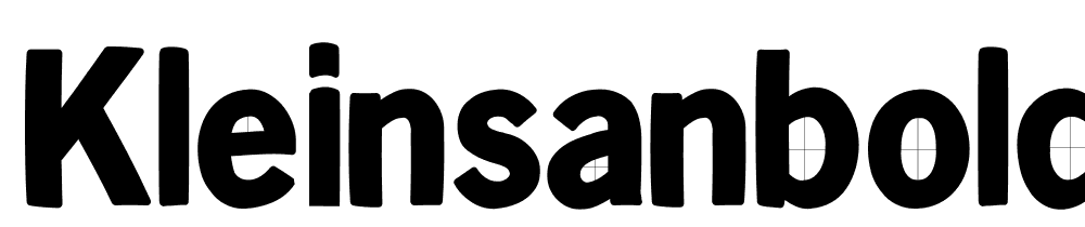 KleinsanBold font family download free