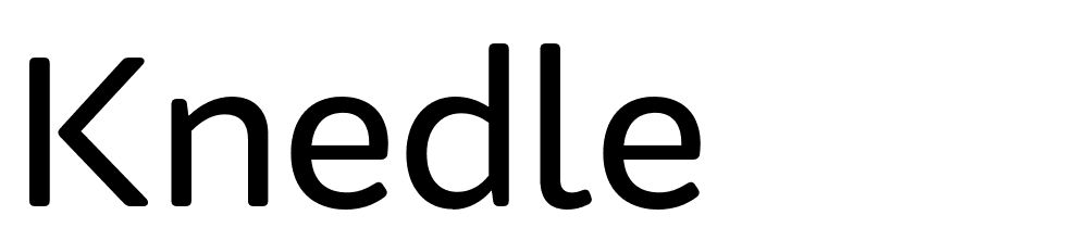 Knedle font family download free