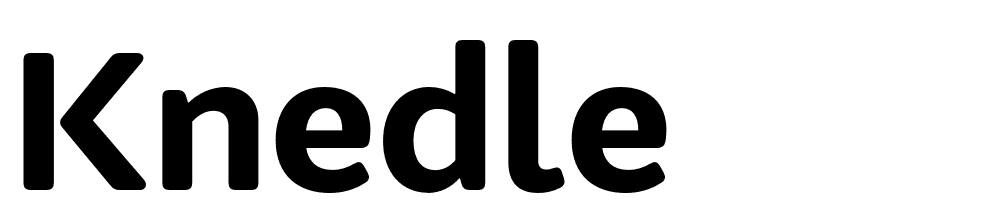 Knedle font family download free