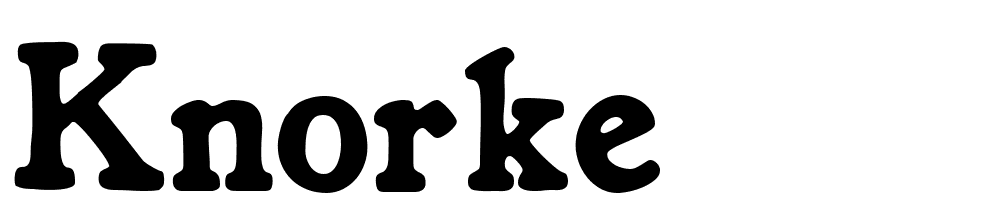 knorke font family download free