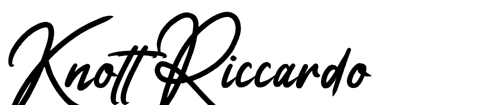 Knott Riccardo font family download free