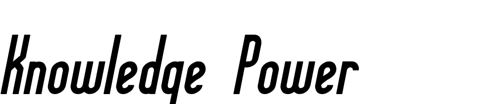 knowledge-power font family download free