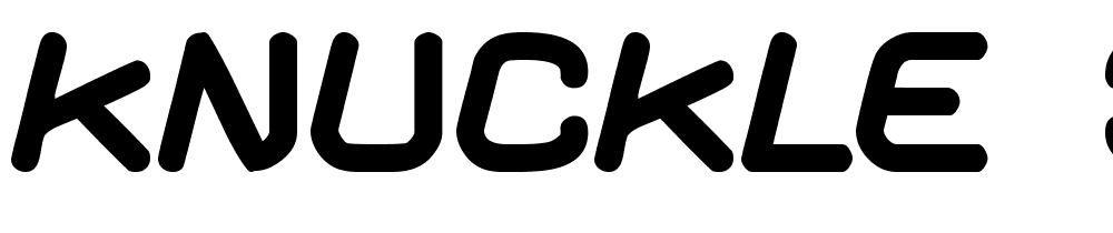 Knuckle-sandwich font family download free