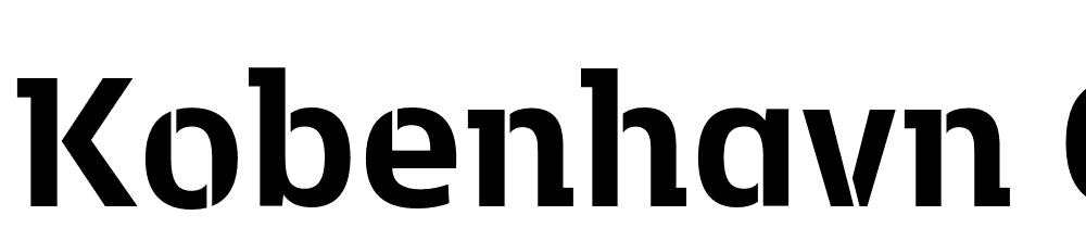 Kobenhavn-C-Stencil-Bold font family download free