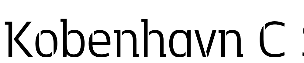 Kobenhavn-C-Stencil-Book font family download free