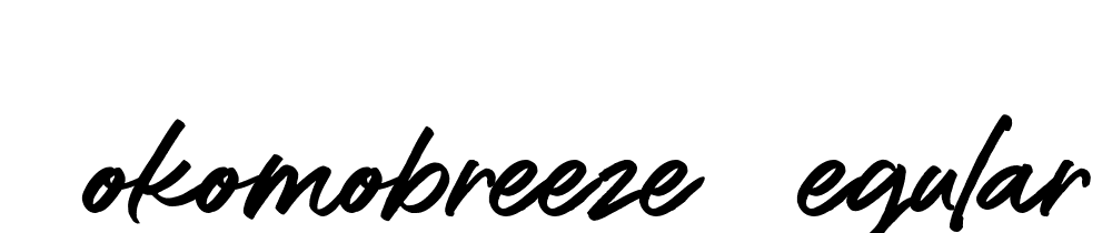 KokomoBreeze-Regular font family download free