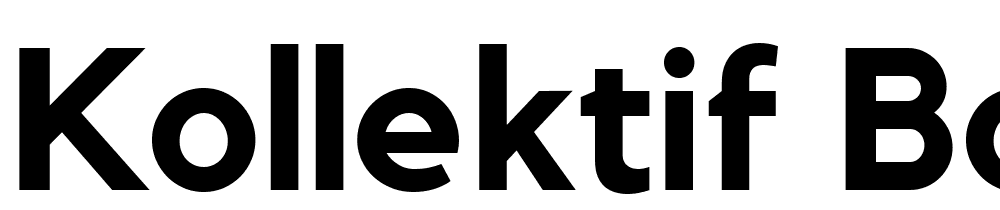 Kollektif-Bold font family download free