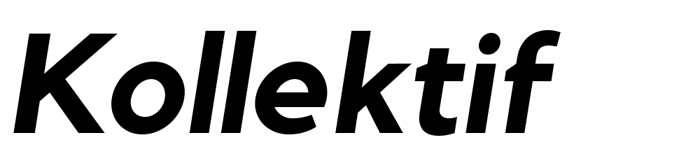 kollektif font family download free