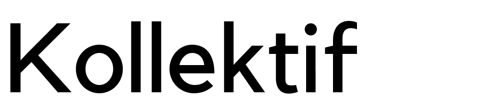 Kollektif font family download free