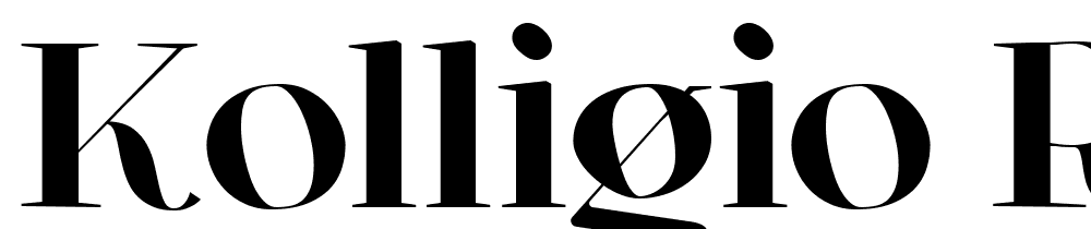 Kolligio-Regular font family download free