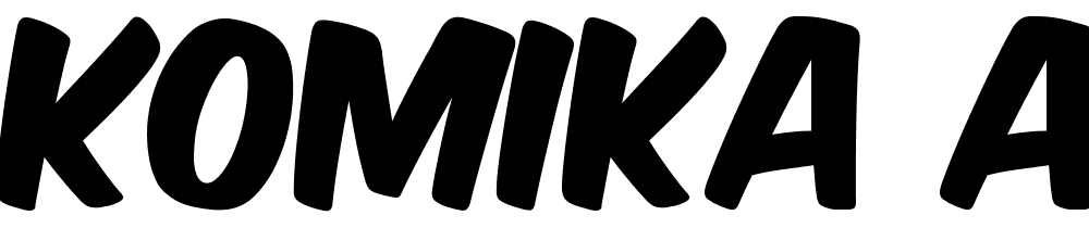 Komika-Axis font family download free