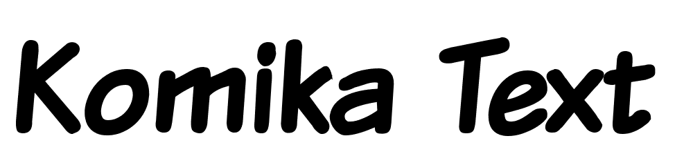 Komika-Text-Bold font family download free