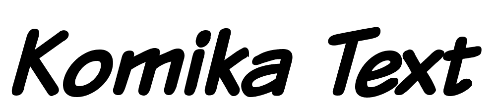 komika-text font family download free