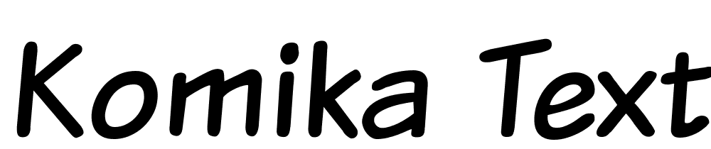 Komika-Text font family download free