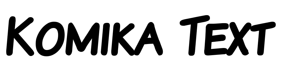 Komika-Text-Kaps-Bold font family download free