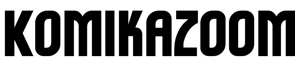 komikazoom font family download free