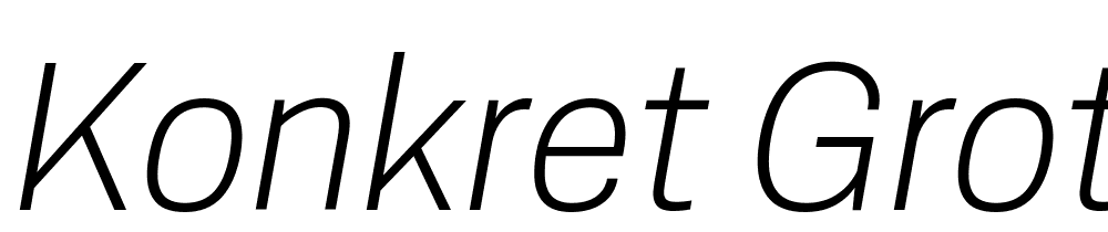 Konkret-Grotesk-Pro-Light-Italic font family download free