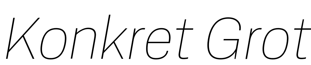 Konkret-Grotesk-Pro-Thin-Italic font family download free