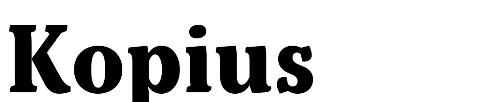 Kopius font family download free