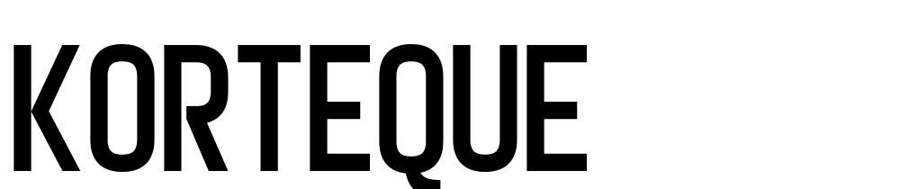 korteque font family download free