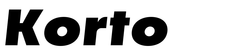 Korto font family download free