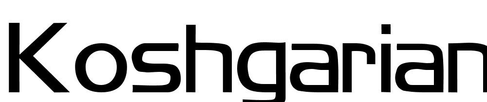 koshgarian font family download free