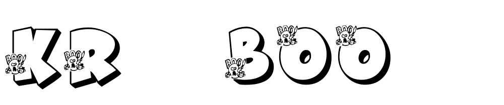 KR-Boo font family download free