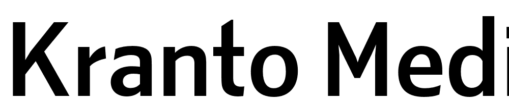 Kranto-Medium-Display font family download free