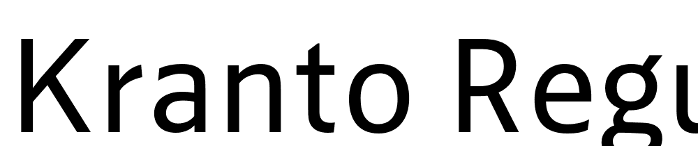 Kranto-Regular-Text font family download free