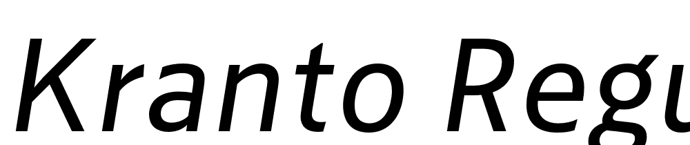 Kranto-Regular-Text-Italic font family download free