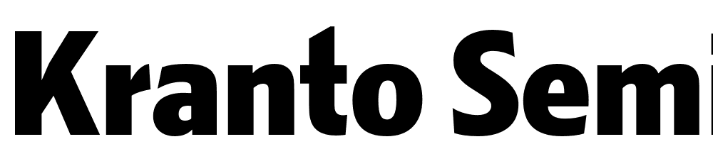 Kranto-SemiCond-ExtraBold-Display font family download free