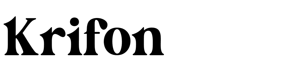 krifon font family download free