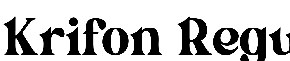 krifon-regular font family download free