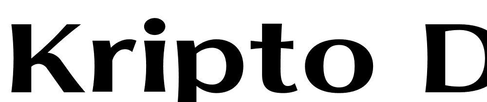 Kripto DEMO font family download free